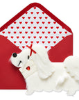 Papyrus Valentine's Day Card (Maltese Dog)