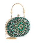 Emerald Green Evening Bag