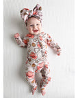 Bamboo Baby Pajama Sleepies Little Baby Ruffle Zip Reba