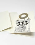 s.e.hagarman Christmas Stockings Greeting Card Set