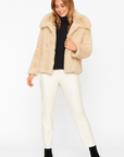 Carré Noir Faux Fur Coat 6554