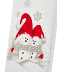 Flatyz Two Snowmen & Red Hats Candle