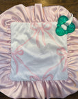 Beautifully Bowed Baby Teether Blanket