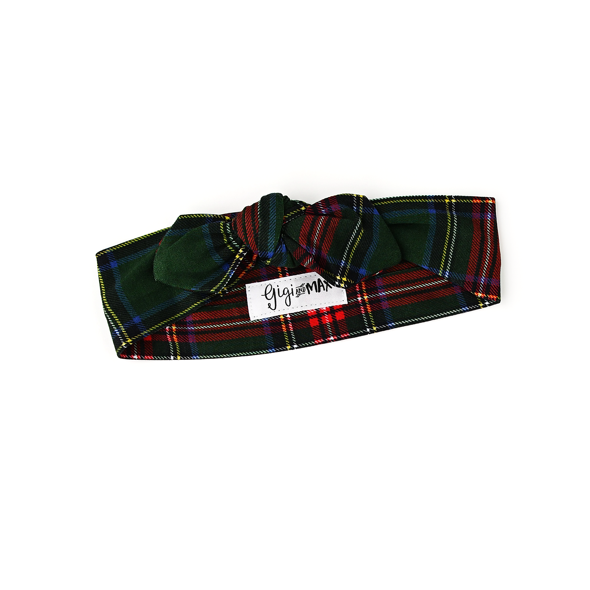 Gigi and Max Kane Tartan Topknot Headband