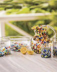 NOVICA Confetti Festival Blown Glass Serving Bowl