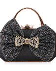 Sparkling Bow Accented Evening Bag