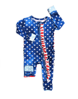 Tie Dye Stars & Stripes Ruffle ZIP
