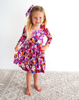 Kaia Swing Dress Bamboo Floral Dress Toddler