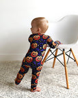 Edward Zip Bamboo Glow in the Dark Sleepies Little Halloween
