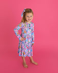 Pippa Floral Tutu Dress Bambo Valentines Day Outfit