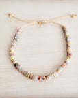 Genuine Aqua Terra & Gold Adjustable Bracelet 811r