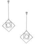 Geo drop dangle earrings