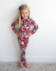 Bamboo Pajama Kids Clothing Sleepies Toddler 2PC Ruffle Set McKenna