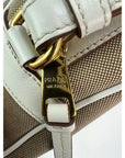 Prada Khaki Canvas Camera Crossbody Bag