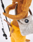 Fishing Dog Critter Ornament