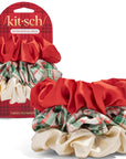 KITSCH Christmas 3 Piece Satin Scrunchies