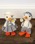 Easter Flowers Gingham Ducks Critters