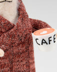 Cafe Houserobe Mouse Critter Ornament