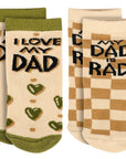 My Dad Is Rad Baby Socks Set