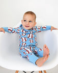 Children Kids Clothing Sweatsuit 2PC Hoodie Set Bambino Baseball