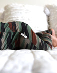 Bamboo Baby Pajama Sleepies Little Baby Zip Camo