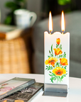 Flatyz Yellow Hibiscus Candle