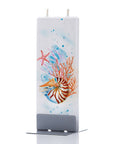 Flatyz Nautilus with Starfish and Coral Candle