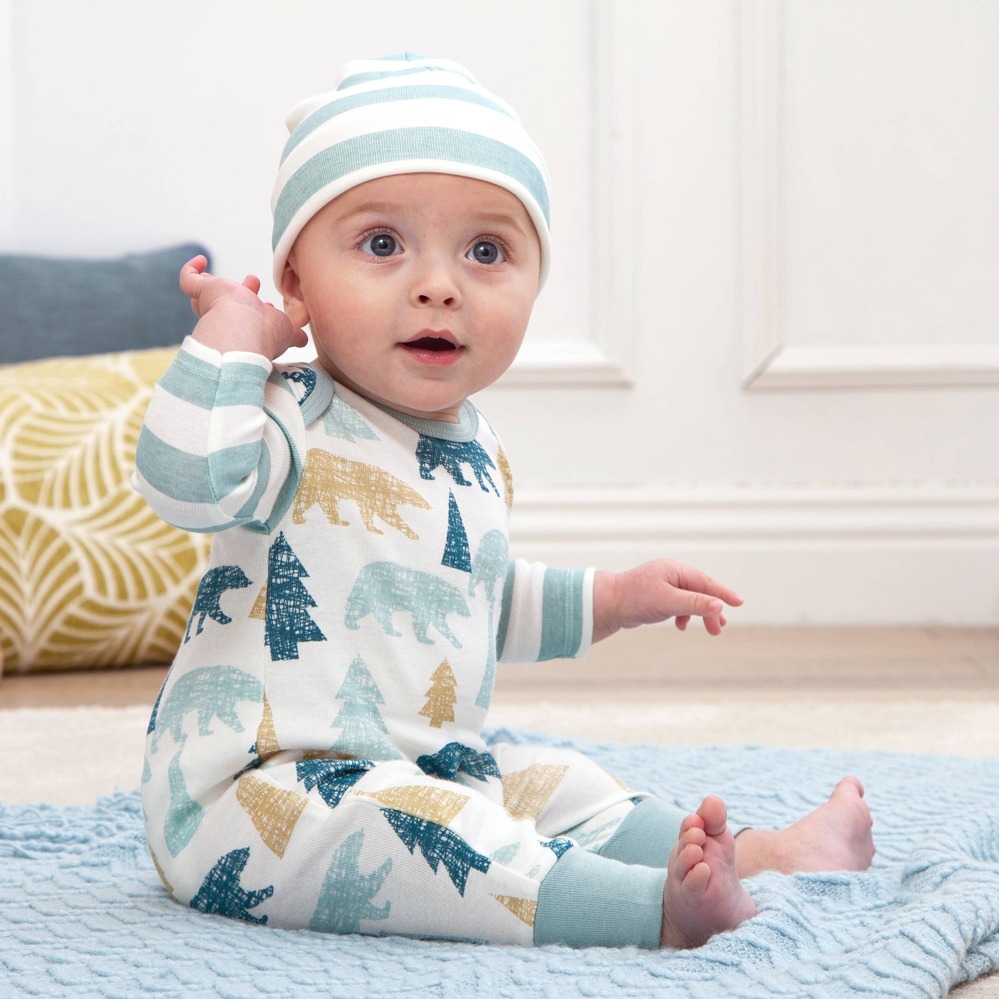 Tesa Babe Bear Woodland Romper