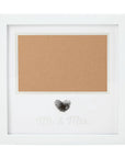 Mr. & Mrs. Wedding Thumbprint Heart Frame