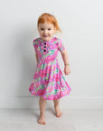 Bamboo Kids Girl Toddler Clothing Tutu Dress Delilah