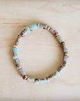 Aqua Terra Beaded Stretch Bracelet Barrel Bead 811x