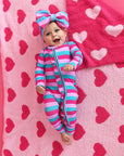 Gigi and Max Maddie Stripe Zip Romper