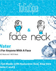 To Go Spa Ice Water Face & Neck Masks