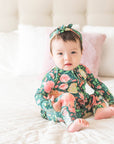 Jolie Floral Ruffle Zip One Piece