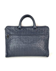 Bottega Veneta Intrecciato Top Zip Briefcase Attache Bag