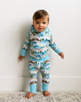 French Terry Bamboo Two Piece Hoodie Set Everest Mountain