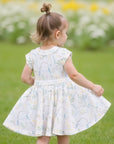 finn + emma Bunny Delight Organic Cotton Twirl Dress