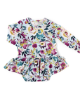 Gigi and Max Annie Floral Snap Tutu Dress