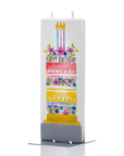 Flatyz Happy Birthday Layered Cake Candle