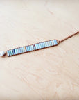 Woven Amazonite Stacked Stone Beaded Bracelet 810m
