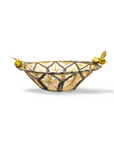 Busy Bees Handwoven Iraca Basket
