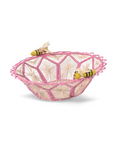 Busy Bees Handwoven Iraca Basket