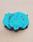 Triple Turquoise Slab Belt Buckle 906s