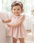 Eyelet Skirted Baby Bodysuit – Cotton for Special Occasions