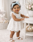 Baby Girl's Cottontail Garden Bamboo Skirted Bodysuit