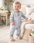Cottontail Crew Bamboo Henley Easter Romper for Baby