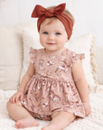 Wild Wrangler/Pink Bamboo Cowgirl Western Skirted Bodysuit