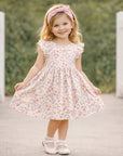 Bunny Blooms Bamboo Easter Dress for Baby & Toddler Girls