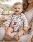 Howdy Partner Baby Bodysuit – Cotton Western Cowboy