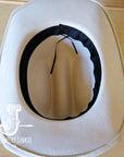 Boho Western Felt Hat w/ Choice of Leather Hat Band w/ Turquoise Slab-Tan 980k